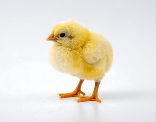 Cute Yellow Chickling in Focus.