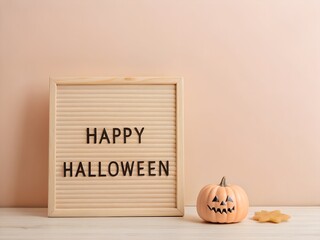 Halloween background with pumpkins