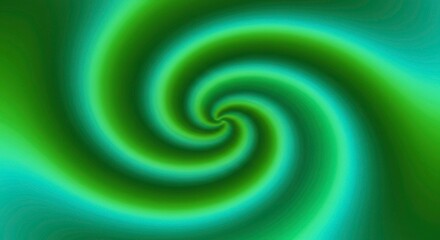 Mesmerizing green spiral background with hypnotic effect ideal for creative projects