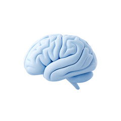 Isolated ai brain icon on a transparent vibrant design modern graphic concept