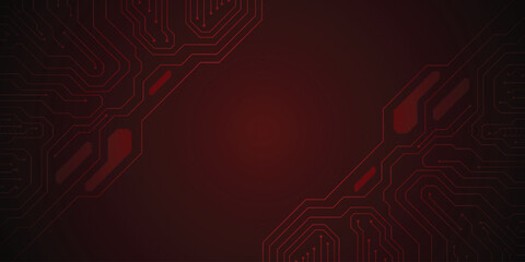 Digital Circuitry: A graphic representation of intricate digital circuitry. The deep, rich hues and delicate lines convey a sense of modern technology.