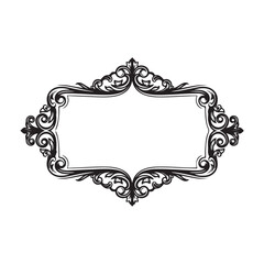 Large set vector black silhouette frame cartouches badges silhouette vector