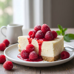 Decadent Cheesecake with Berries