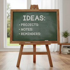 Ideas Projects Notes on Chalkboard