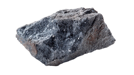 Asphalt fragment background isolated on a Transparent background, PNG file.