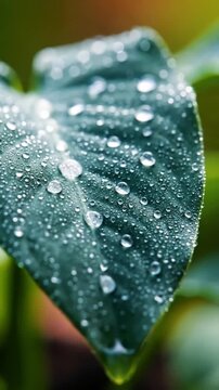 Macro botanical tritone dew