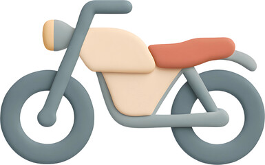 bike isolated on white background