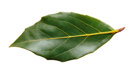 Bay leaf fragment background isolated on a Transparent background, PNG file.