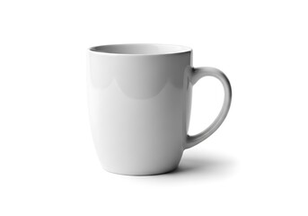 Obraz premium White ceramic mug isolated on white background