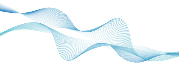 Futuristic Abstract glowing wave lines on white background. Dynamic wave pattern. Suit for poster, banner, brochure, cover, website, flyer. Vector illustration