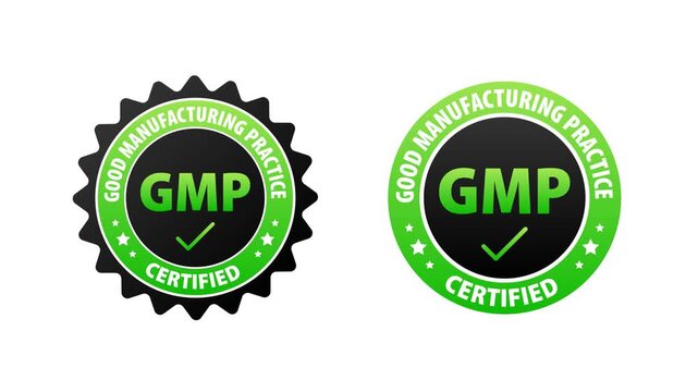 Good manufacturing practice certified GMP animation