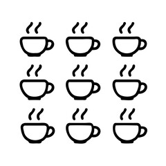 Fototapeta premium set of cups