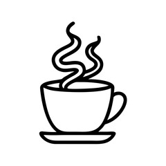 Obraz premium cup of coffee with steam