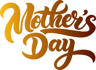 Happy Mothers Day Typography Design for Vector