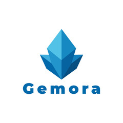 Obraz premium Blue Cristal creative logo template