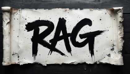 Unleashed Ink  Expressive Brushstrokes Conveying Fury