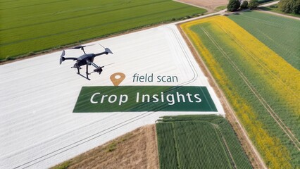 Aerial Drone Surveying Agriculture for Enhanced Crop Insights