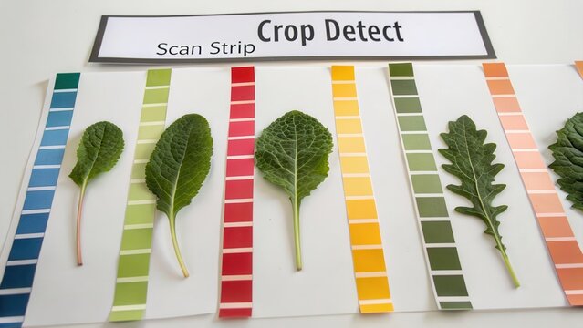 Color Scale of Various Leaf Types for Crop Detection Analysis