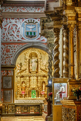 Obraz premium interi chiesa di QUITO Ecuador