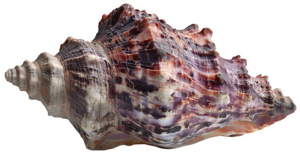 Cassis shell background isolated on a Transparent background, PNG file.