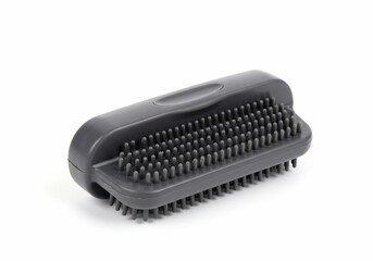 Grey Massage Brush Isolated on White Background
