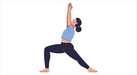 Warrior II Pose Yoga for Strength and Balance