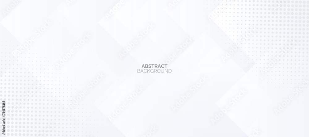 Wall mural abstract minimalist white background with circular element pattern