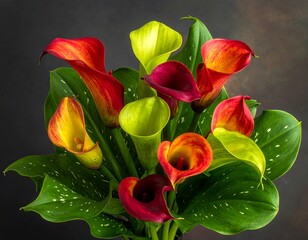 Vibrant Calla Lily Bouquet