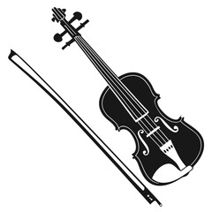 Fototapeta premium violin vector illustration