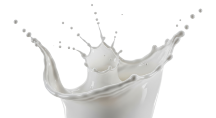 Isolated milk splash movement, dairy product closeup, dynamic action, swirling liquid motion