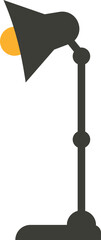 Adjustable desk lamp illustration