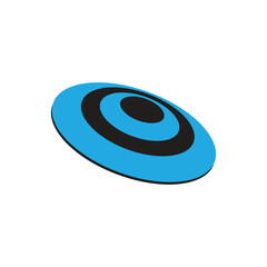 frisbee   logo icon illustration flat