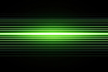 Bright green horizontal lines on a black background, shining with light