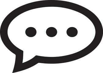 Chat message icon illustration