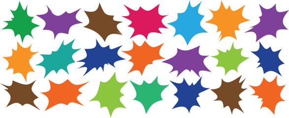 Seamless Orange and Yellow Star Vector Pattern Illustration – Colorful Geometric Wallpaper Design Element for Decoration and Art Texture