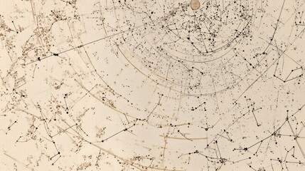 Antique Star Constellation Map
