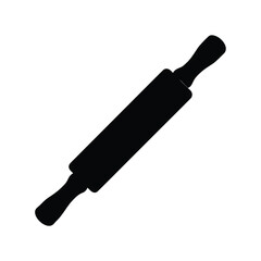 Rolling pin silhouette for baking and food preparation in the kitchen