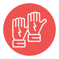 Obraz premium Wired Gloves Vector Icons