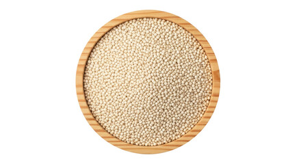 Isolated bowl full of couscous for sale or advertising campaign in restaurant market