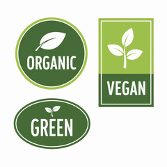 set of eco labels