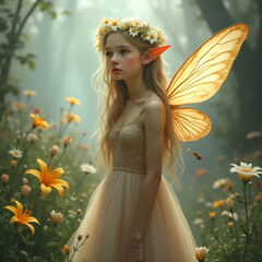 beautiful little daylily fairy