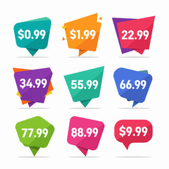 Retro price label
