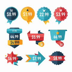 Premium quality labels, set label price