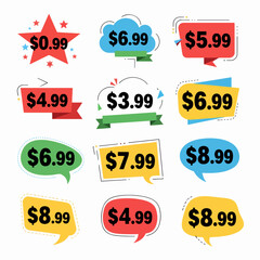 Premium quality labels, set label price