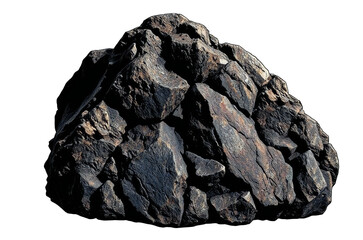 Obraz premium stone statue isolated on white