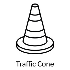traffic cones vector