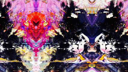 Abstract art background . Hand painting artwork on canvas .