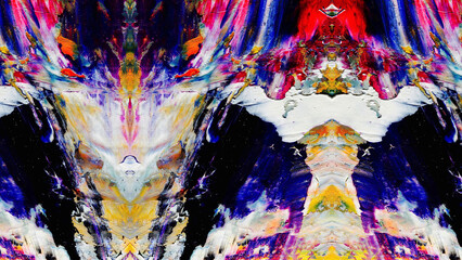 Abstract art background . Hand painting artwork on canvas .