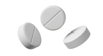 Isolated pills for medical treatment medicine, pharmaceutical products drug capsules, tablets