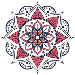 mandala on white background 